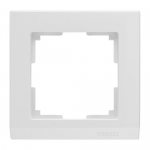 Рамка на 1 пост / WL04-Frame-01 белый