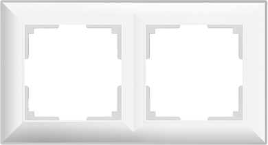 Рамка на 2 поста / WL14-Frame-02 белый