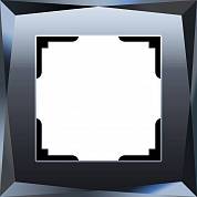 Рамка на 1 пост / WL08-Frame-01 черный