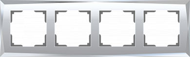 Рамка на 4 поста / WL08-Frame-04 зеркальный
