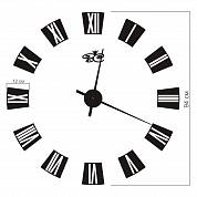 Часы настенные "Монарх" черные