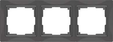 Рамка на 3 поста / WL03-Frame-03 Basic серо-коричневый
