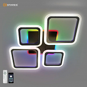 OVAL RGB 75W 5S-APP-725х500х93-BLACK/WHITE-220-IP20