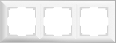 Рамка на 3 поста / WL14-Frame-03 белый