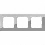 Рамка на 3 поста / WL01-Frame-03 серый