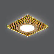 BL075 Gu5.3 LED 2700K кристалл/черный/золото