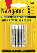 Батарея NBT-NE-LR6-BP2 1.5V Navigator 2шт