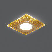 BL077 Gu5.3 LED 2700K кристалл/черный/золото