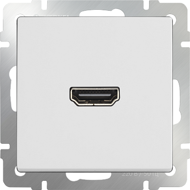 Розетка HDMI / WL01-60-11 белый