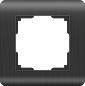 Рамка на 1 пост / WL12-Frame-01 графит