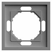 Рамка 1-местная. платиново-серый