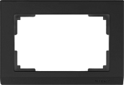 Рамка для двойной розетки / WL04-Frame-01-DBL черный