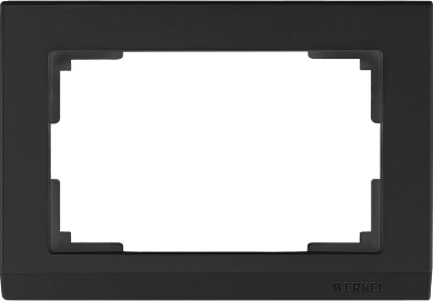 Рамка для двойной розетки / WL04-Frame-01-DBL черный