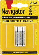 Батарея NBT-NE-LR03-BP2 1.5V Navigator 2шт,