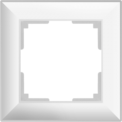 Рамка на 1 пост / WL14-Frame-01 белый