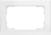Рамка для двойной розетки / WL04-Frame-01-DBL белый